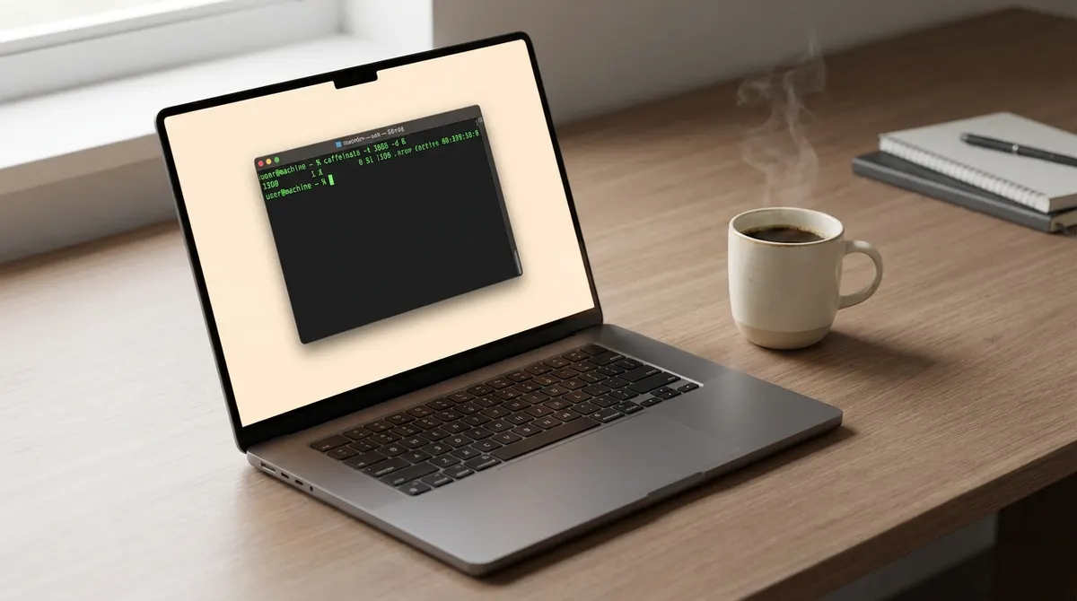 How to use the macOS caffeinate command to stay awake